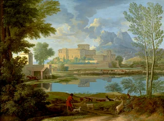 Paisagem com uma calma, 1650-1