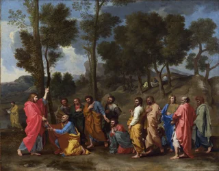Os sete sacramentos: A ordenação, Barroco, c. 1637-1640, França, National Gallery, Londres, 95,2 x 120,6