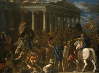 A destruição e o saque do templo de Jerusalém