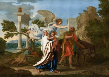 A Fuga para o Egito, ca 1657.
