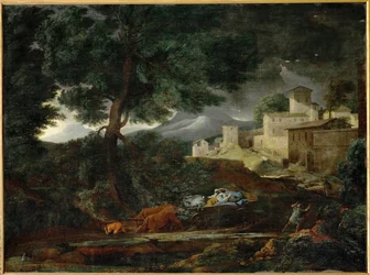 A trovoada (pintura sobre tela)