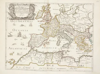 Mapa do Império Romano, c.1675-76