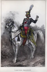 Oficial Lanceiros Polacos da Guarda Imperial