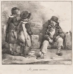 Caderno de desenho para o uso de crianças pequenas: Os jovens amadores, 1822.
