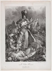 O soldado francês Le Soldat français, 1818.