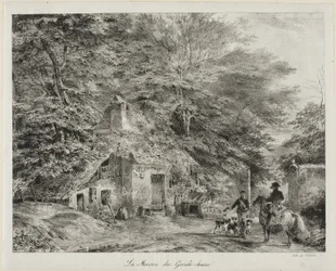 A casa de campo do guarda-caça, do Álbum de 1826