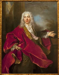 Retrato de Monsieur de Noirmont (?) - Pintura de Nicolas de Largilliere (1656-1746), óleo sobre tela, cerca de 1700 (Retrato de Monsieur de Noirmont, de Nicolas de Largilliere, óleo sobre tela, cerca de 1700) - Museu de Artes Antigas de Lisboa (Portugal)