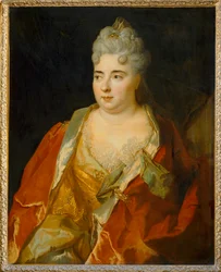 Retrato de uma senhora que se diz ser Marie-Anne Mancini, duquesa de Bouillon ...