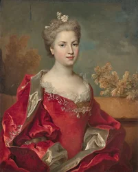 Retrato de Louise de Rohan, duquesa de Montbazon, 1704-1780, 1725-1730