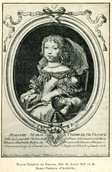 Cabanès, Educação dos Príncipes007 Marie-Thérèse de França em criança
