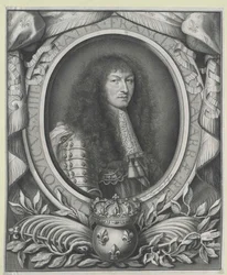 Rei de França Luís XIV (gravura)