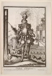 Trajes fantasiosos: Traje do Criador de fogos de artifício, c. 1690