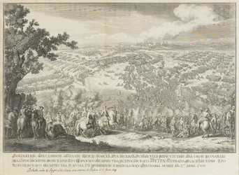 A Batalha de Poltava em 27 de junho de 1709