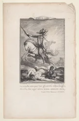 Canto 22, Estância 86, de Orlando Furioso, 1772., 1772.