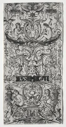 Painel Ornamento Inscrito Victoria Augusta