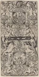 Painel Ornamental com Orfeu e o Julgamento de Paris