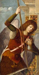 Painel de Tríptico com o Arcanjo Miguel, 1490-1500