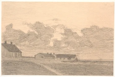 A antiga casa de hóspedes em Ferring