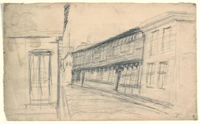 Casas ao longo de uma rua