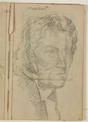 Estudo de Thorvaldsen após a pintura de Eckersberg (1814)