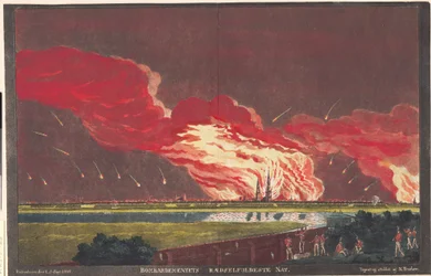 "A noite mais aterrorizante do bombardeio. Kiøbenhavn em 4-5 de setembro de 1807"