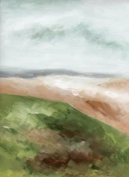 Paisagem Costeira Abstrata