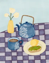 Pequeno-almoço na Chaleira Azul
