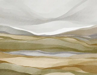 Paisagem abstrata com tons terrosos