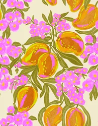 Flores de manga vibrantes