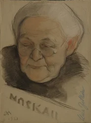 Retrato de Clara Zetkin 1857-1933, 1921
