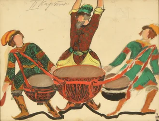 Figurino da ópera Snow Maiden de N. Rimsky-Korsakov, 1919