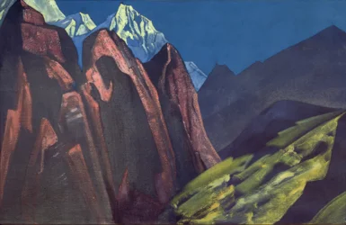 N. K. Roerich, A sombra do mestre