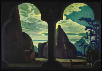 Cenografia para a ópera Tristan e Isolde de R. Wagner, 1912
