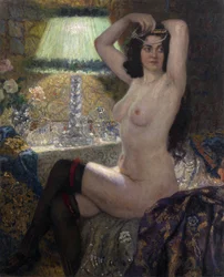 a Lâmpada Verde, século XX (óleo sobre tela)