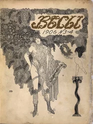 Capa da revista Symbolist Vesy The Balance, 1906
