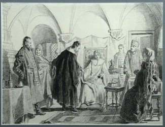 Maria Ivanovna Khlopova, a noiva do czar Mikhail Fyodorovich, 1884