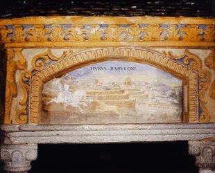 Os Jardins Suspensos da Babilônia, de &39;O Poço das Maravilhas do Mundo&39; (&39;Pozzo delle Meraviglie&39;), 1669-73