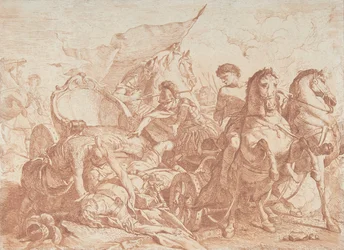 Queda de Antíoco de sua carruagem, século 18., século 18.