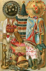 Cultura Hamitic: trabalho de arte do Norte da África