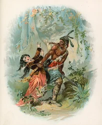 Ilustração para o último dos moicanos