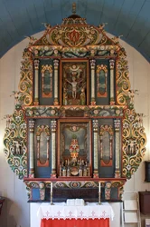 Retábulo da Igreja Mo I Rana, 1765 (madeira pintada)