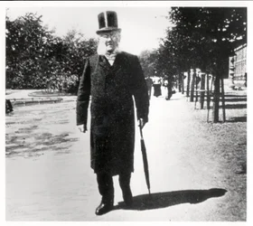 Henrik Ibsen (1828-1906) em Oslo, 1896