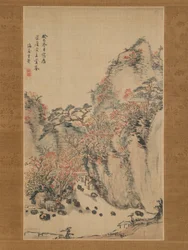 Paisagem de outono em Eigenji, 1833.