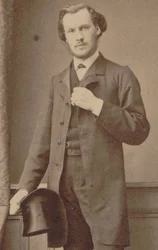 Retrato do compositor Charles Lenepveu 1840-1910, 1870.