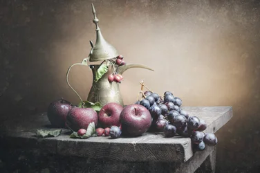 Fruta rústica e dallah