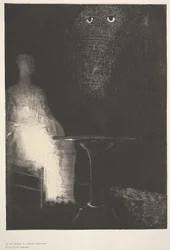 Abaixo, vi os contornos vaporosos de uma forma humana, 1896.
