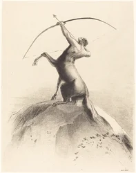 Centaur visant les Nues (Centauro mirando as nuvens)
