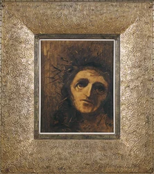 Cristo (carvão e giz preto sobre papel)