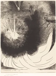 Et il tombe du ciel une grande etoile ardente (E caiu uma grande estrela do céu queimando como se fosse uma lâmpada)