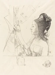 Perfil de uma mulher